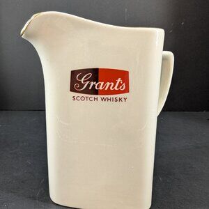 Grant's Scotch Whisky White Wade Regicor London Advertising Pub Jug Water Jug
